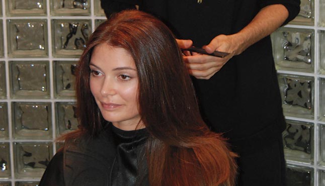 Argan Hair Color Photo Shoot